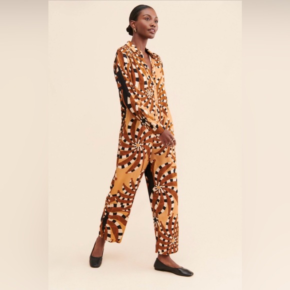 FARM RIO MIXED BANANA JUMPSUIT $230 - Picture 6 of 8